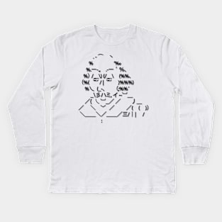 ASCII art Shakespeare Kids Long Sleeve T-Shirt